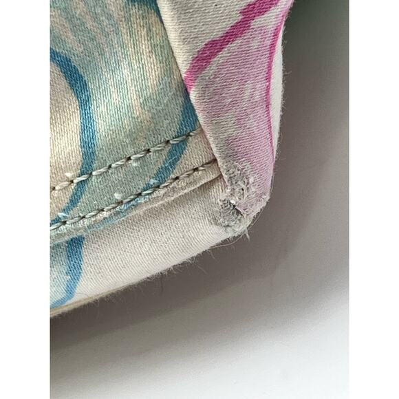 Coach 10674 Authenticated Hampton Multicolor Crayon Scribble‎ Nylon Handbag Tote - Picture 6 of 11